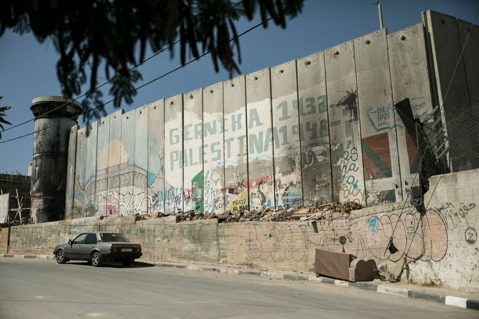 foto del muros en Palestina